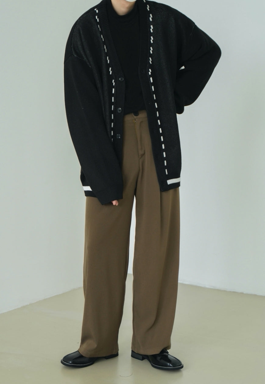 UZIP DESIGN Men's vintage cardigan sweater