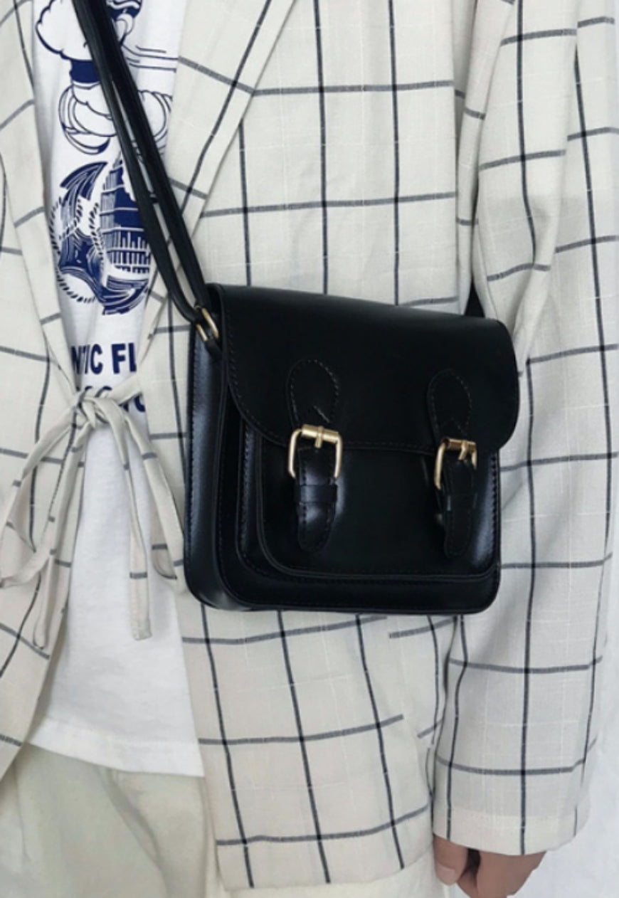 UZIP DESIGN Men's Leather retro shoulder bag