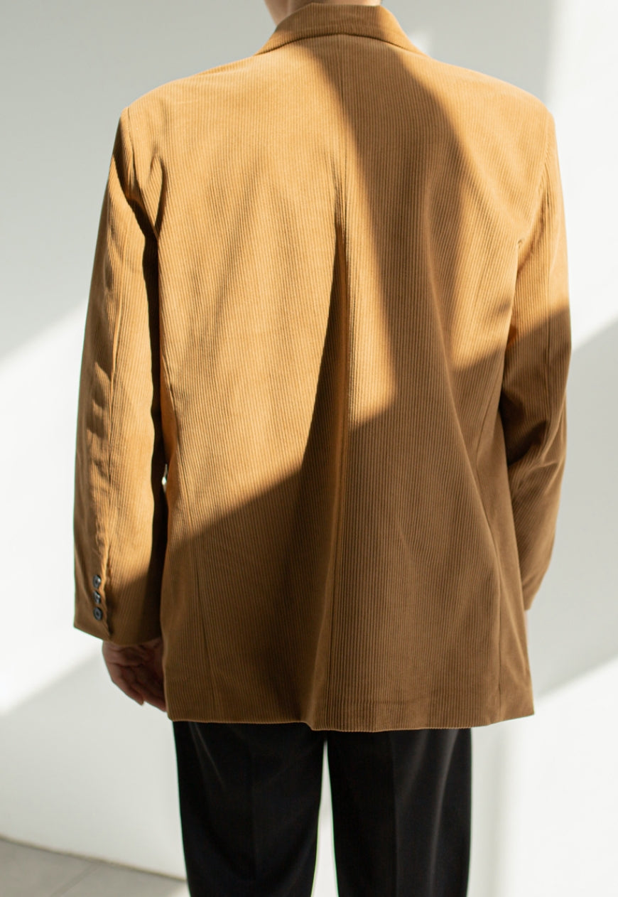 Men's Spring retro corduroy blazer