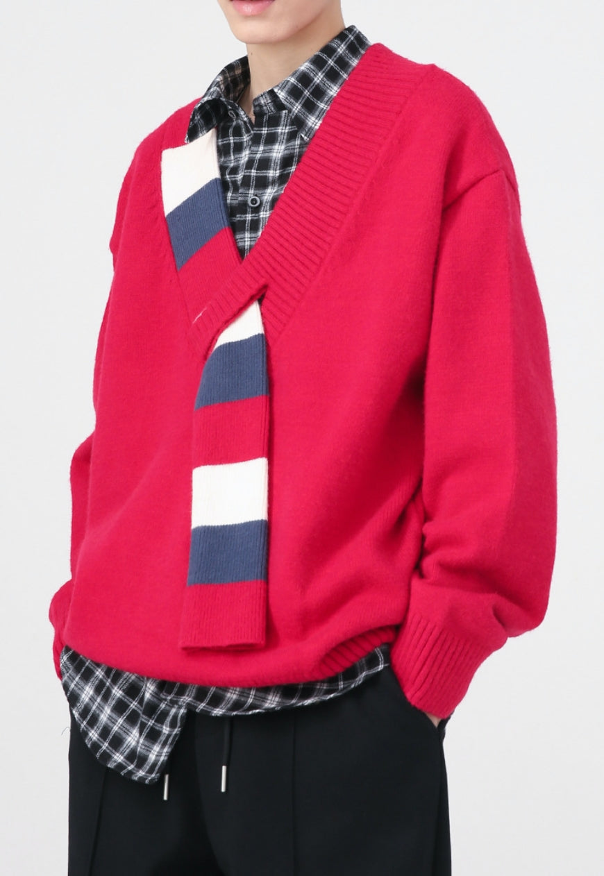 Men's Design loose knitted sweater