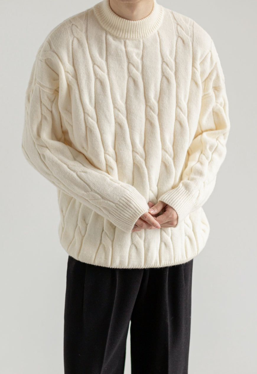Men's Retro turtleneck sweater