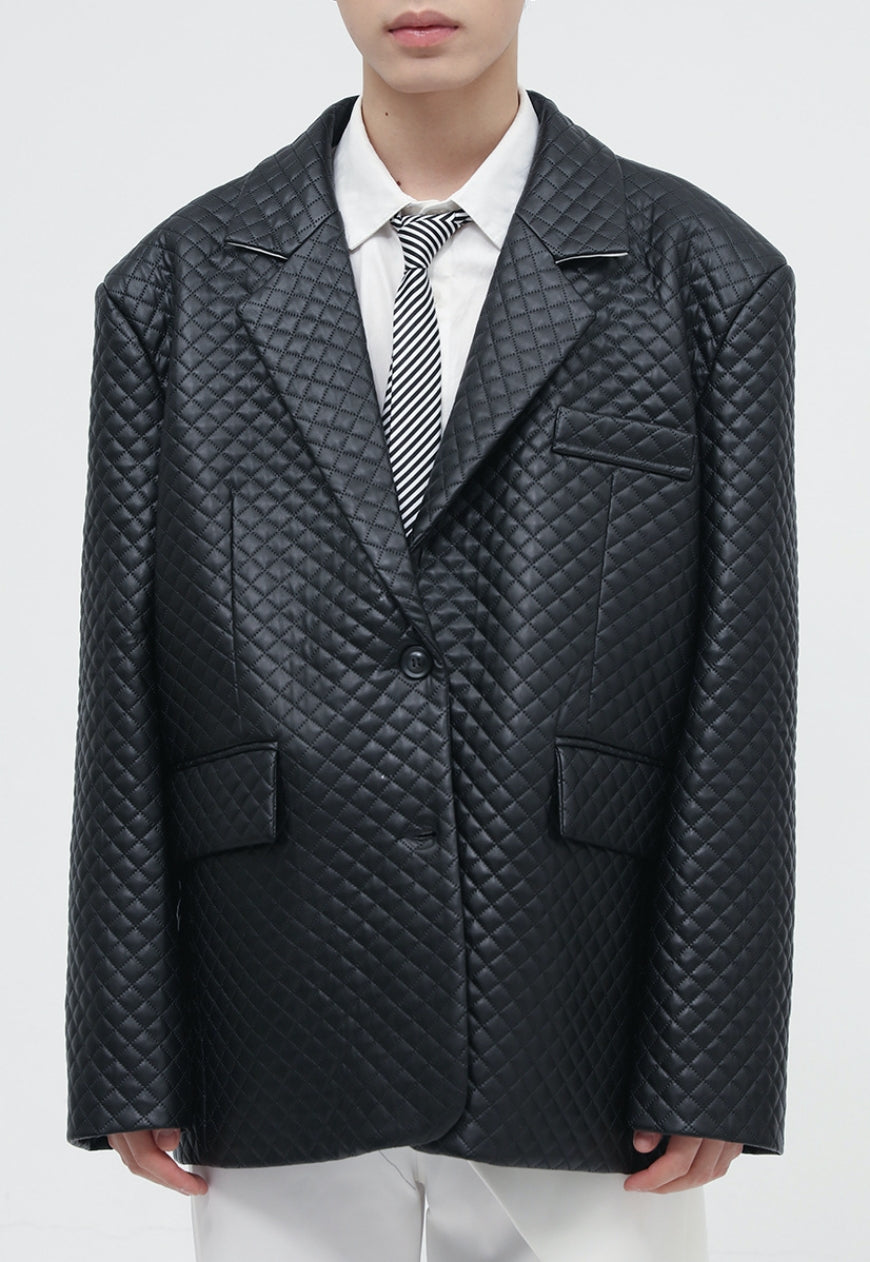 Men's Rhombus design suit