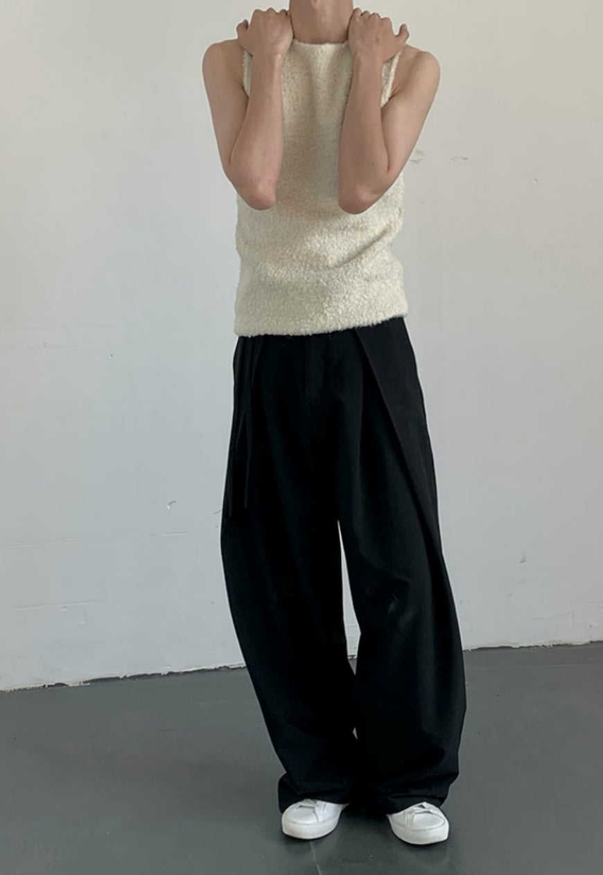 Men's fashion Curly Vest