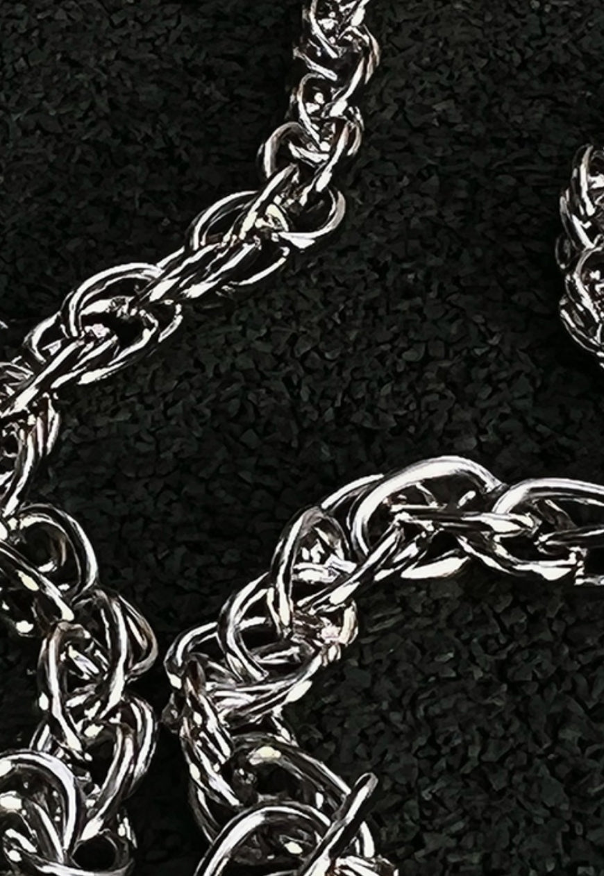 Men's titanium necklace