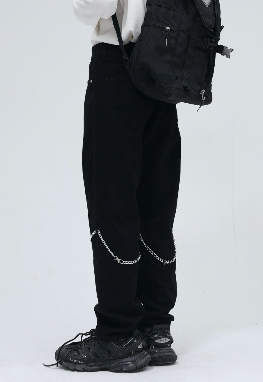 Men's Chain design jeans