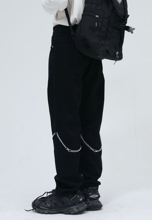 Men's Chain design jeans
