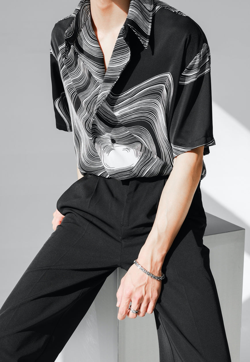 【Sale】Men's fashion abstract pattern shirt