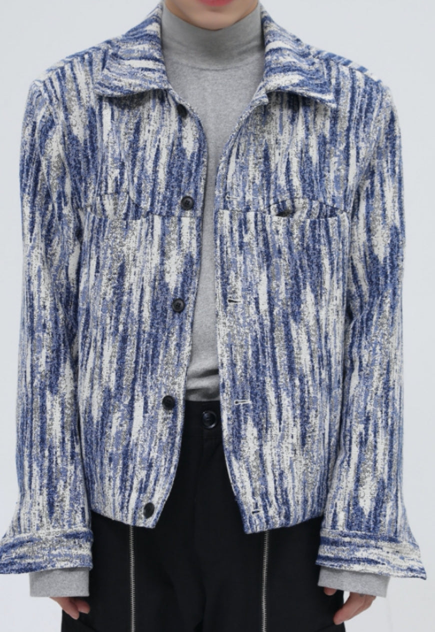 Men's Snowflake retro coat