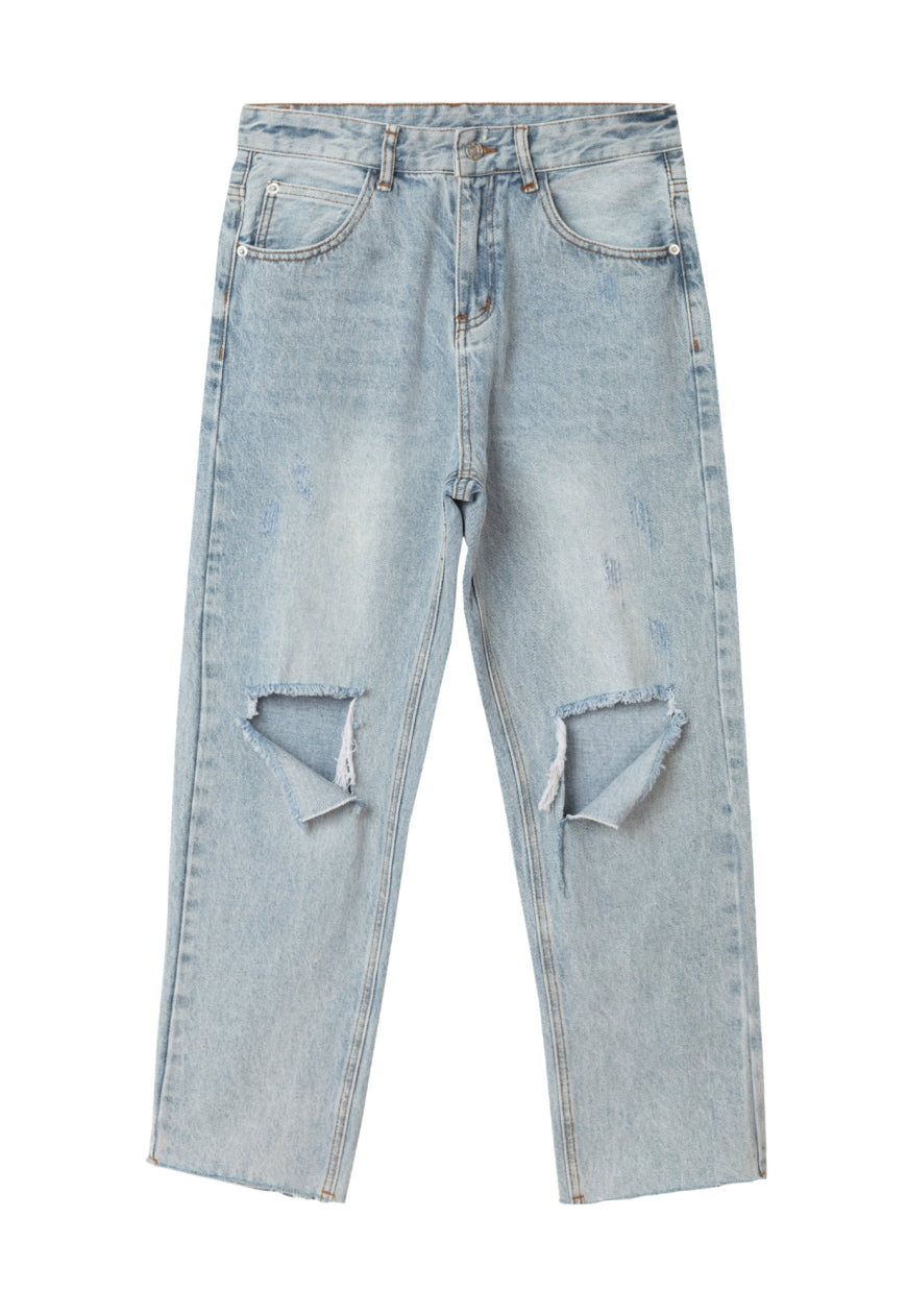Men's Summer gradient jeans