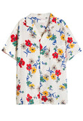 Men's Color pattern short-sleeved shirt
