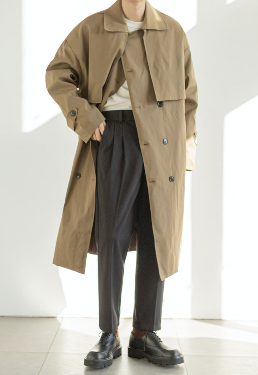 Men's Spring double-breasted jacket