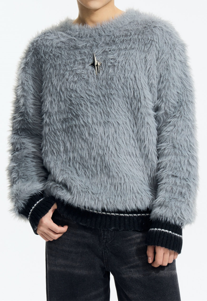Men's Star Embellished Sweater