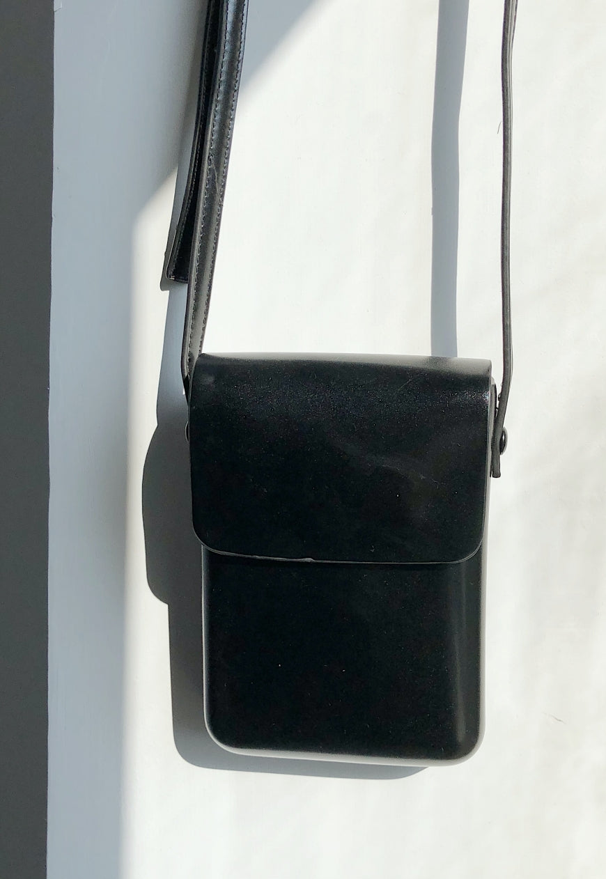 UZIP DESIGN  Men's Homemade black diagonal bag