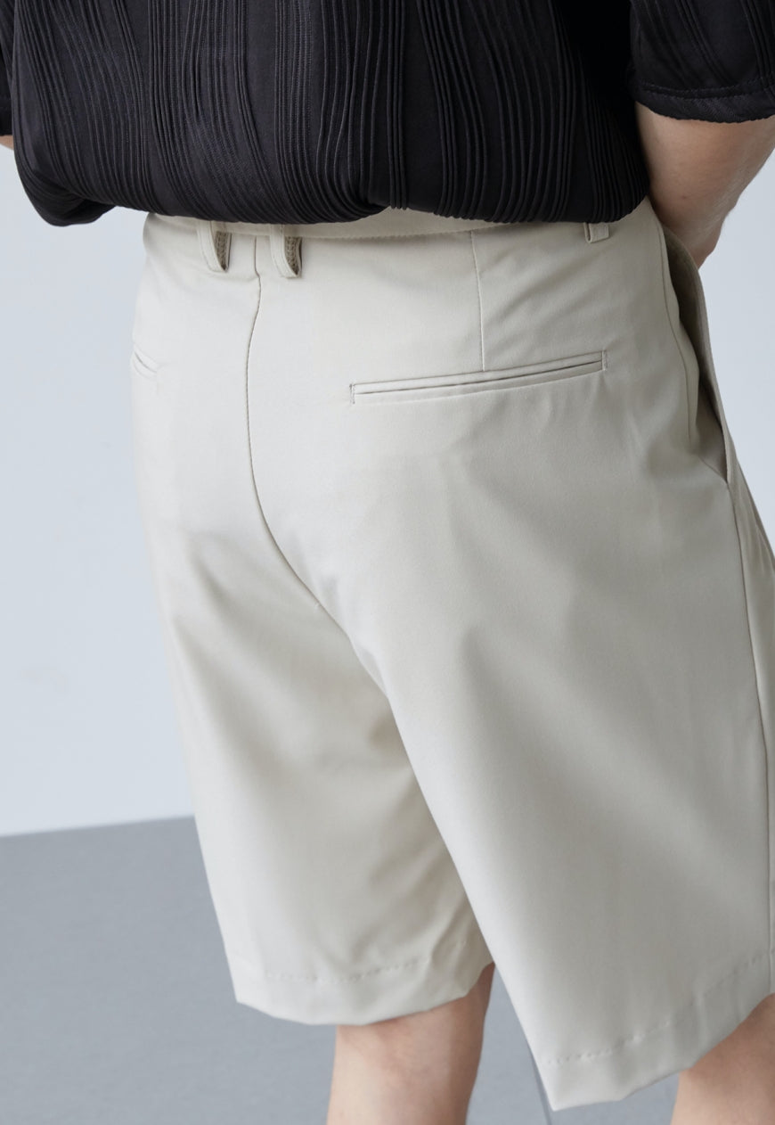 Men's High sense of straight loose shorts