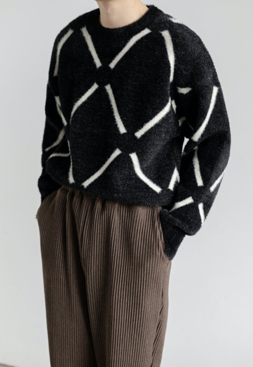 Men's Comfortable red sweater