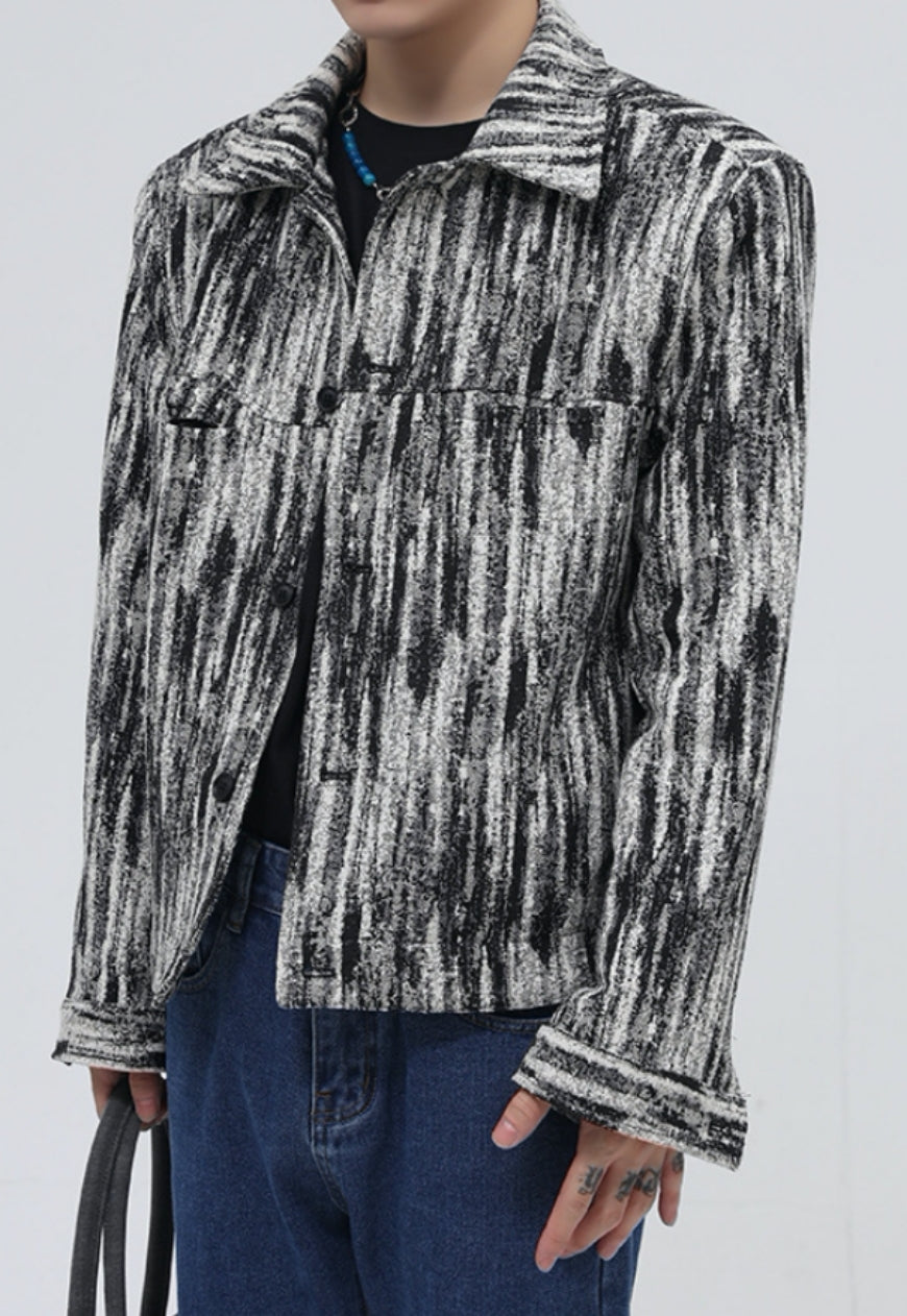 Men's Snowflake retro coat