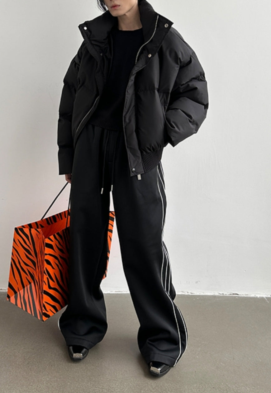 Men's silhouette padded coat