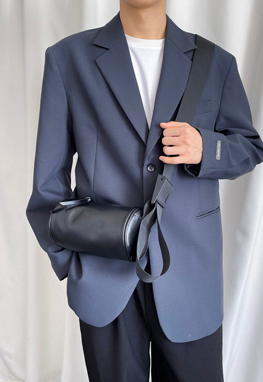 UZIP DESIGN Men's Cylinder leather bag