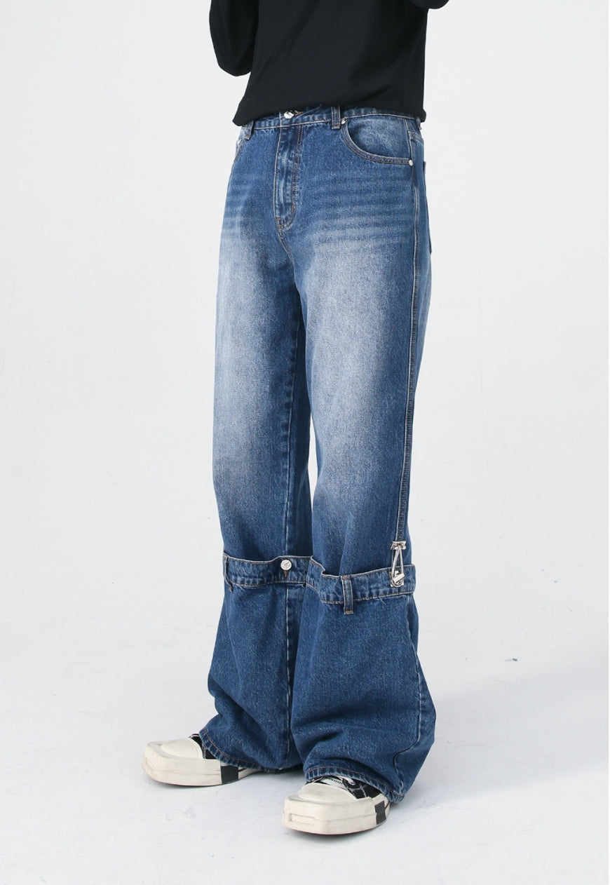 Men's Design panelled jeans