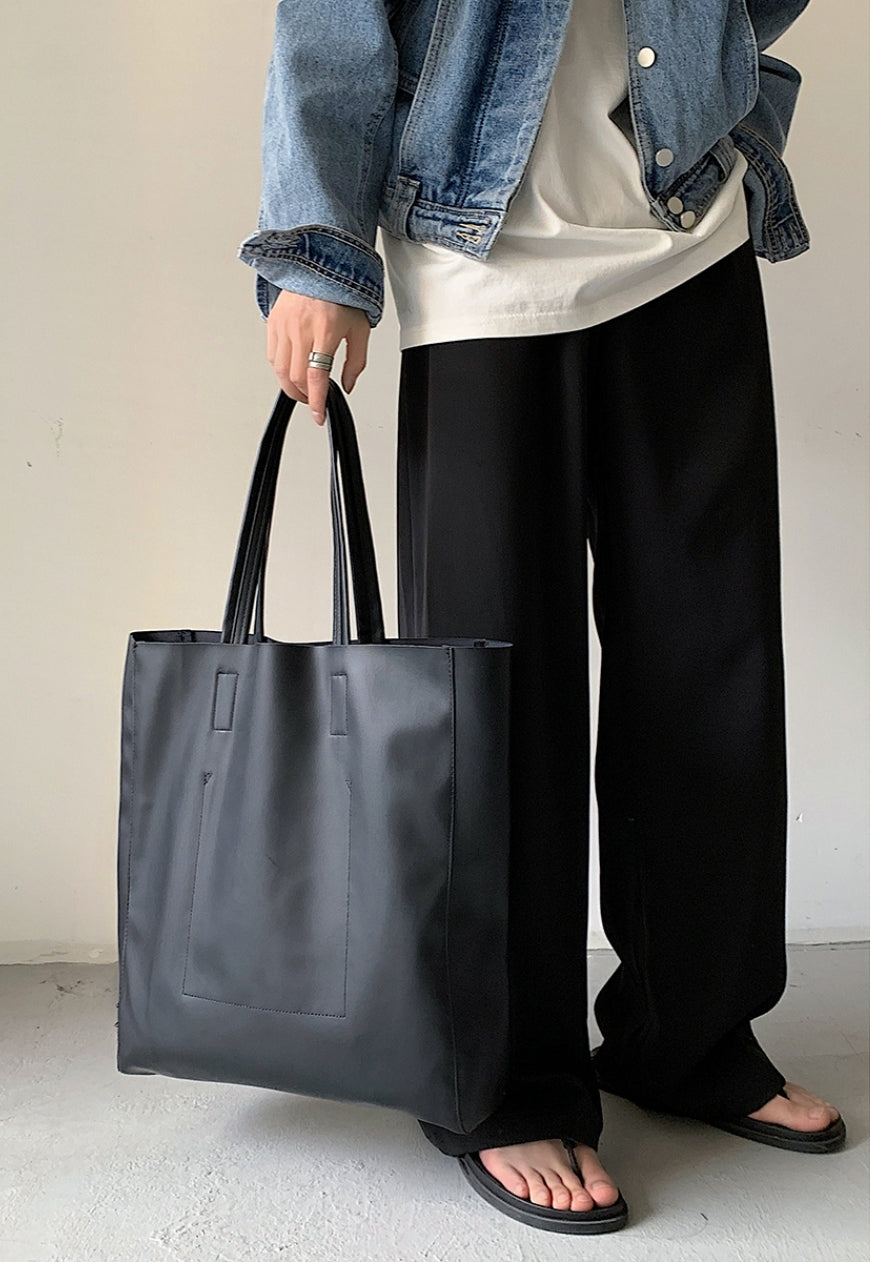 UZIP DESIGN Men's PU leather hand bag