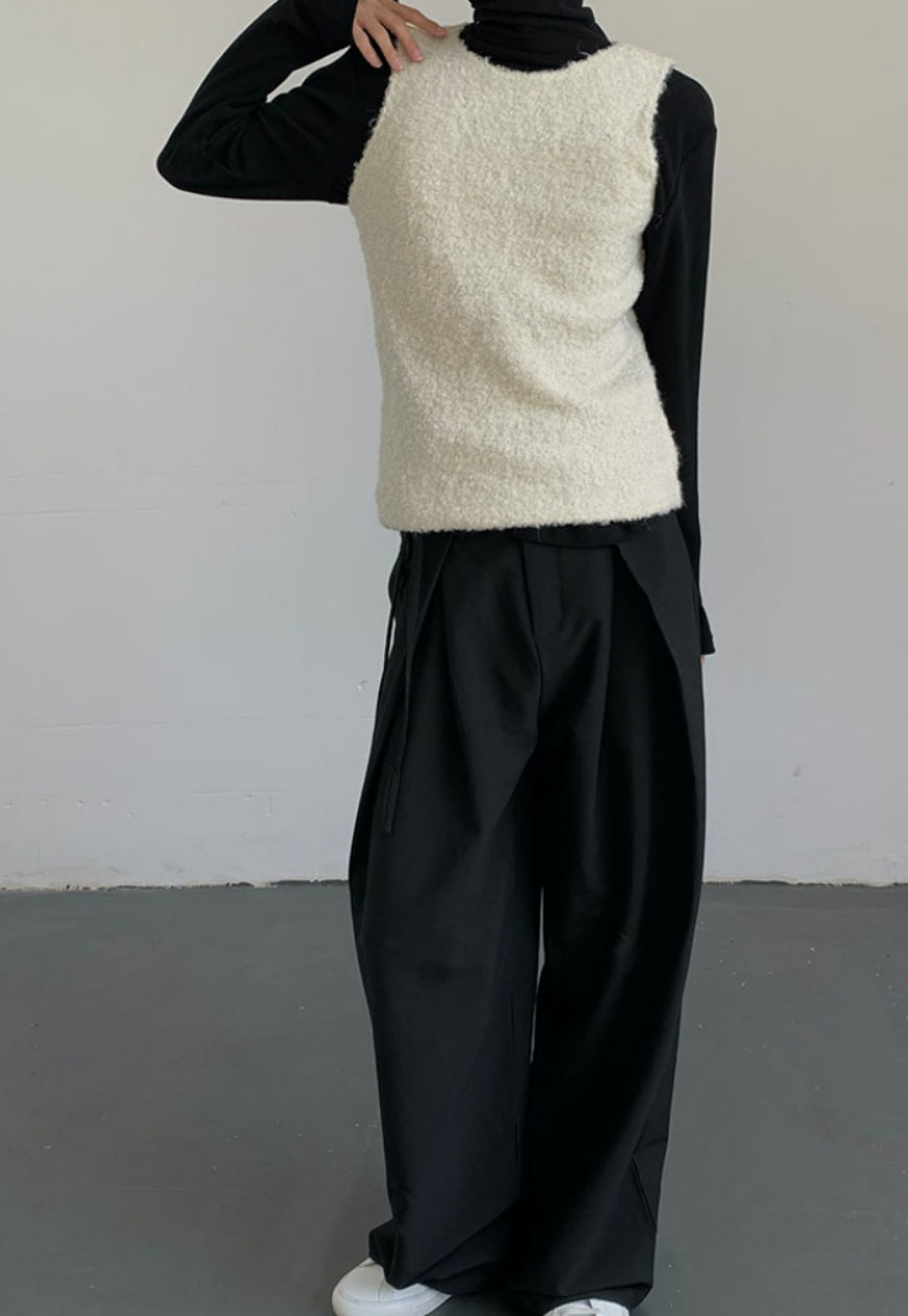 Men's fashion Curly Vest