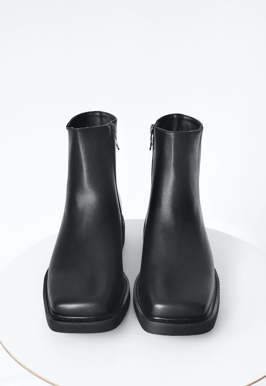 Men's square toe boots