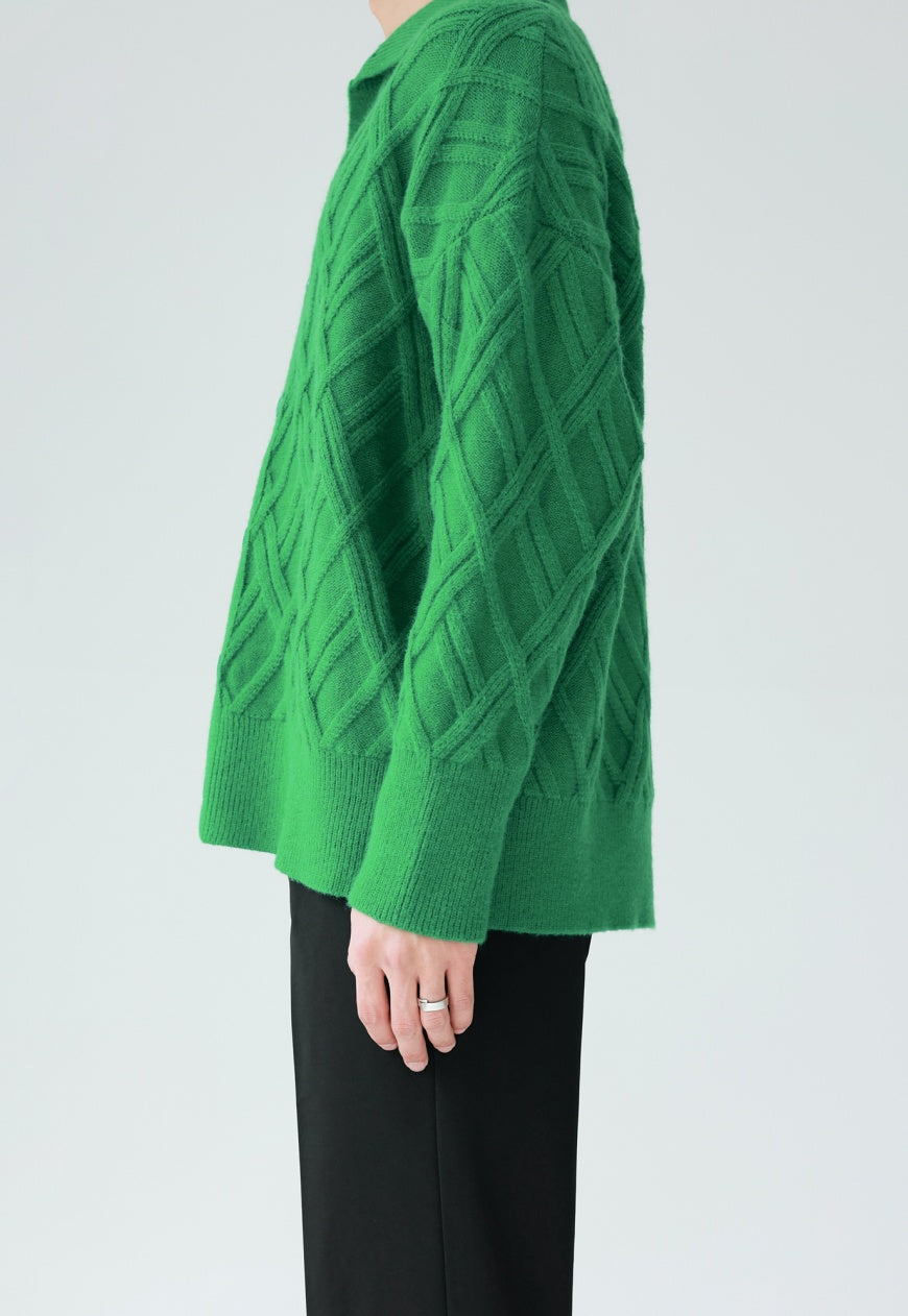 Men's solid color turtleneck sweater
