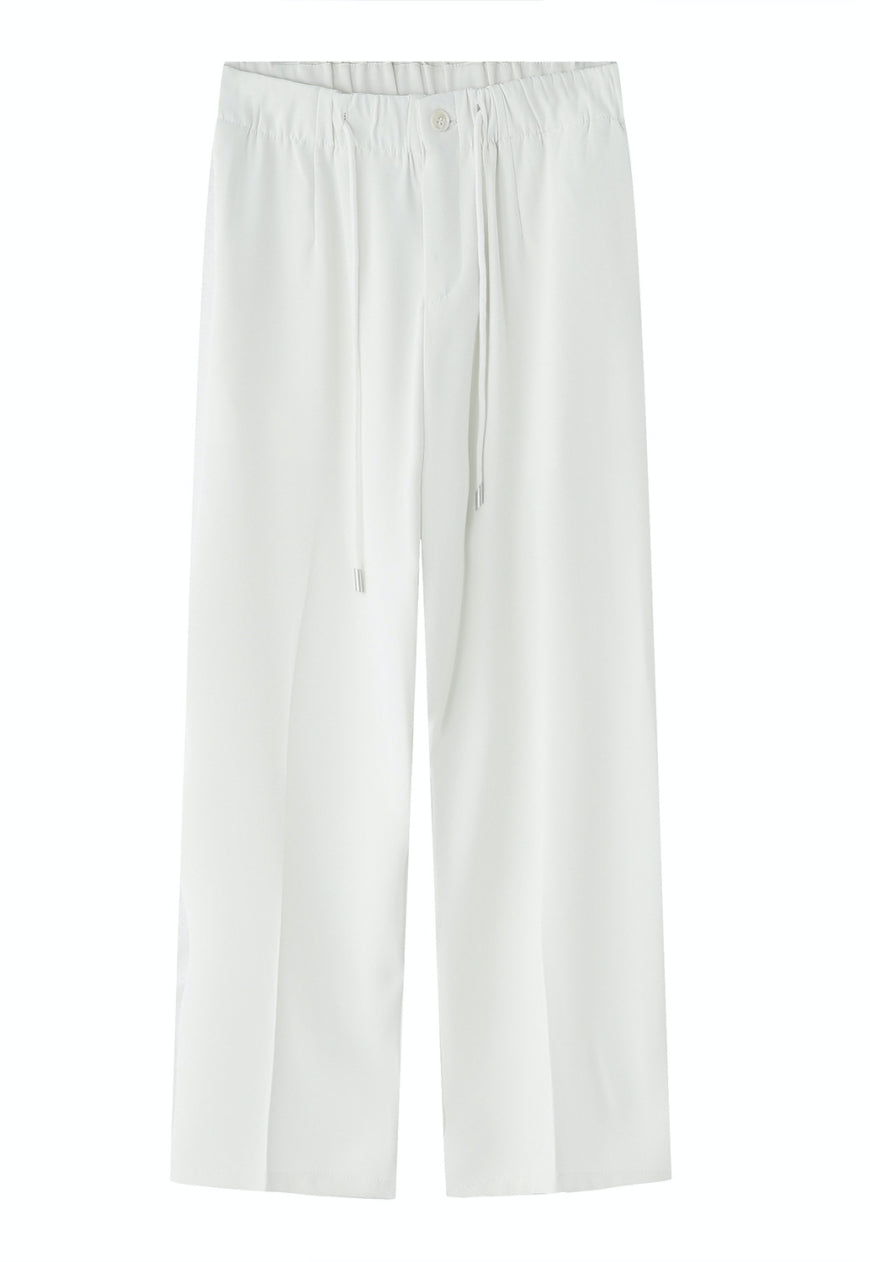 Men's elastic waist loose trousers