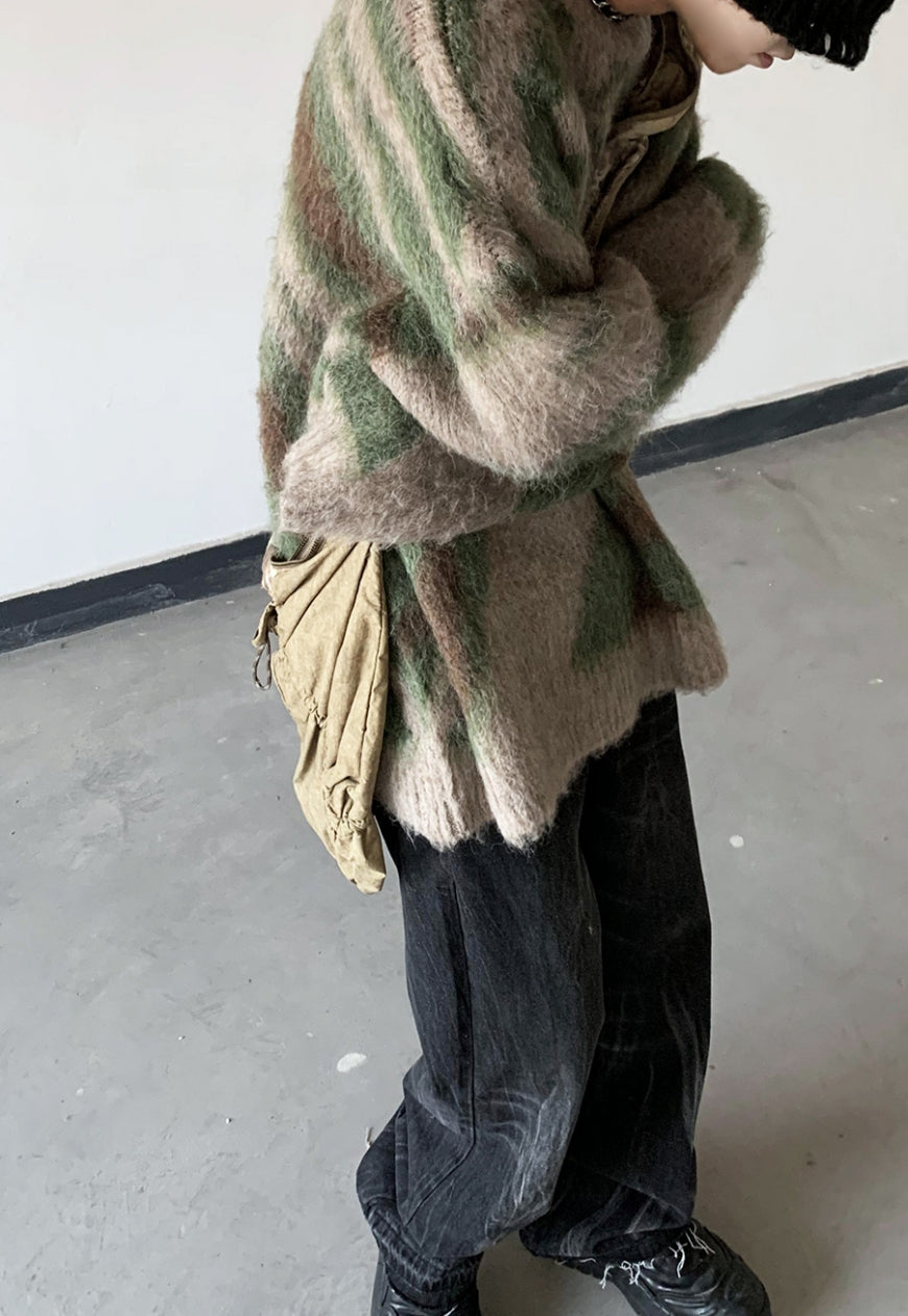 【Sale】Unisex vintage striped sweater