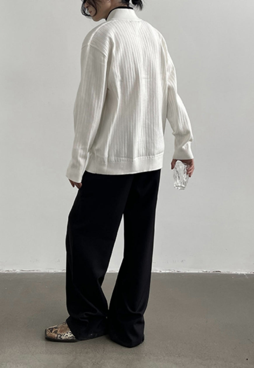 UZIP DESIGN Men's double neck sweater