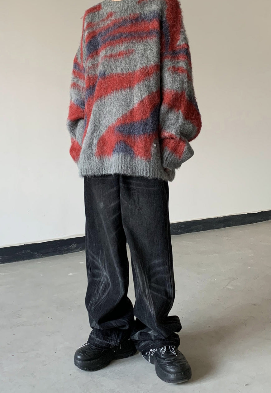 Men's vintage striped sweater
