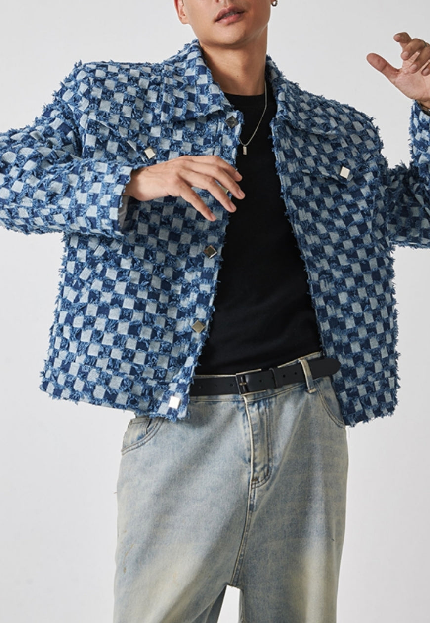 Men's Design plaid jacket
