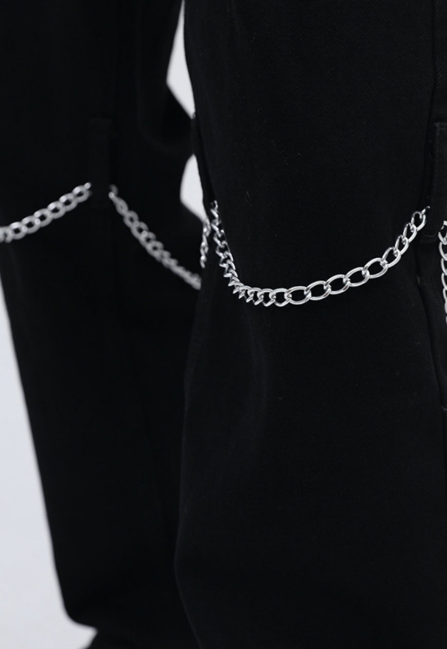 Men's Chain design jeans