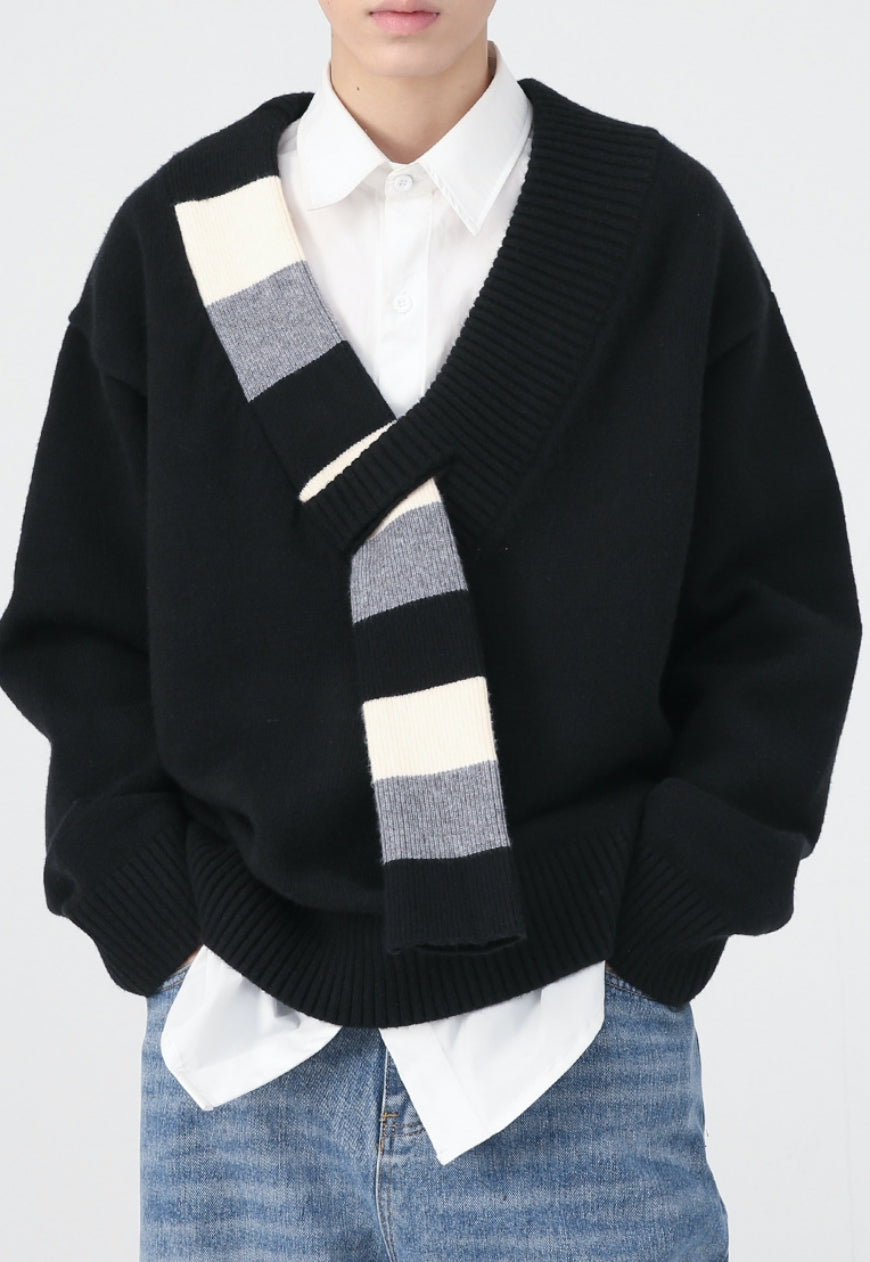 Men's Design loose knitted sweater