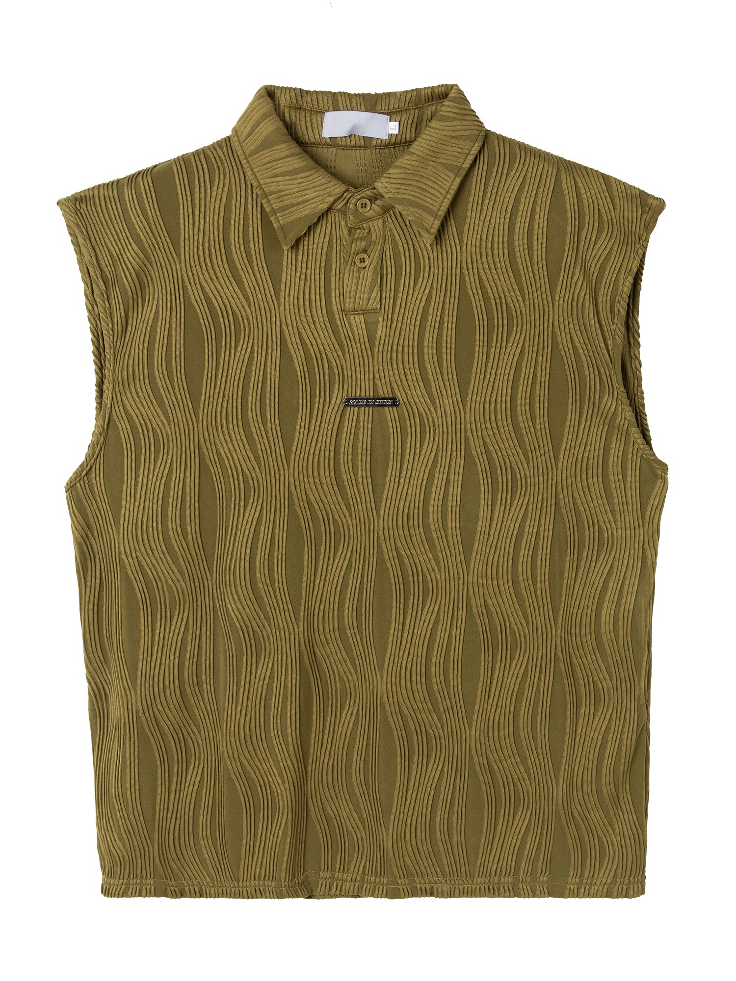 UZIP DESIGN Men's Design pleated vest