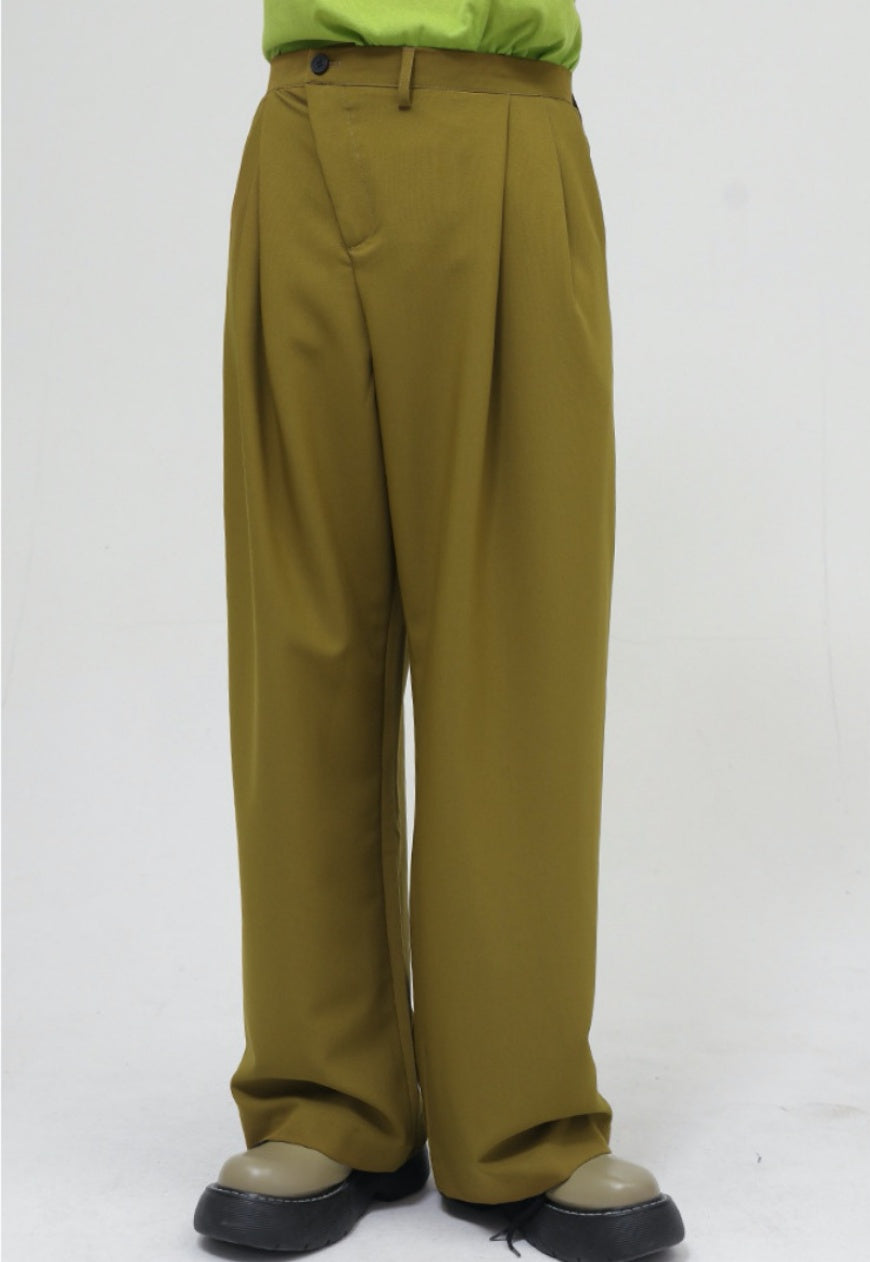 UZIP DESIGN Men's personalized solid color trousers