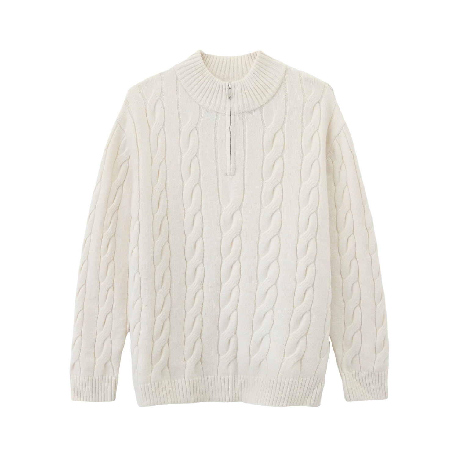 Men's Heritage Half-Zip Cable Knit Sweater