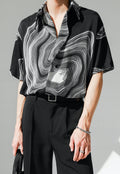 【Sale】Men's fashion abstract pattern shirt