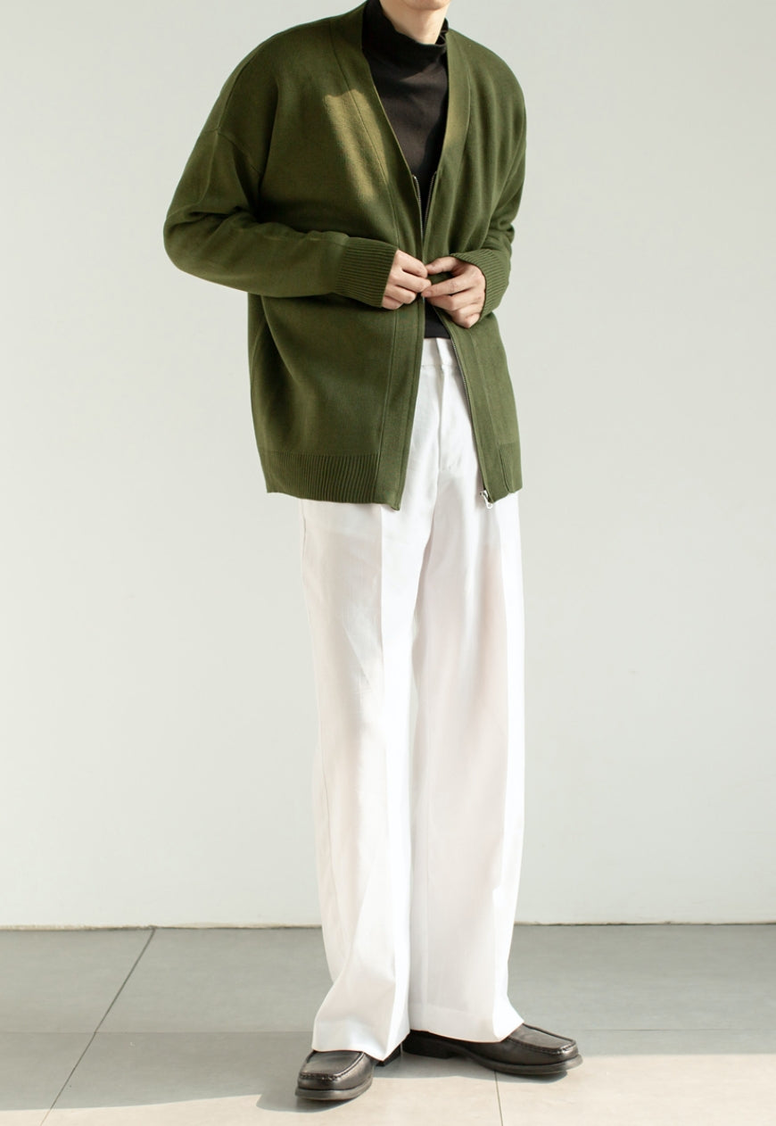 Men's Collar knitted cardigan jacket