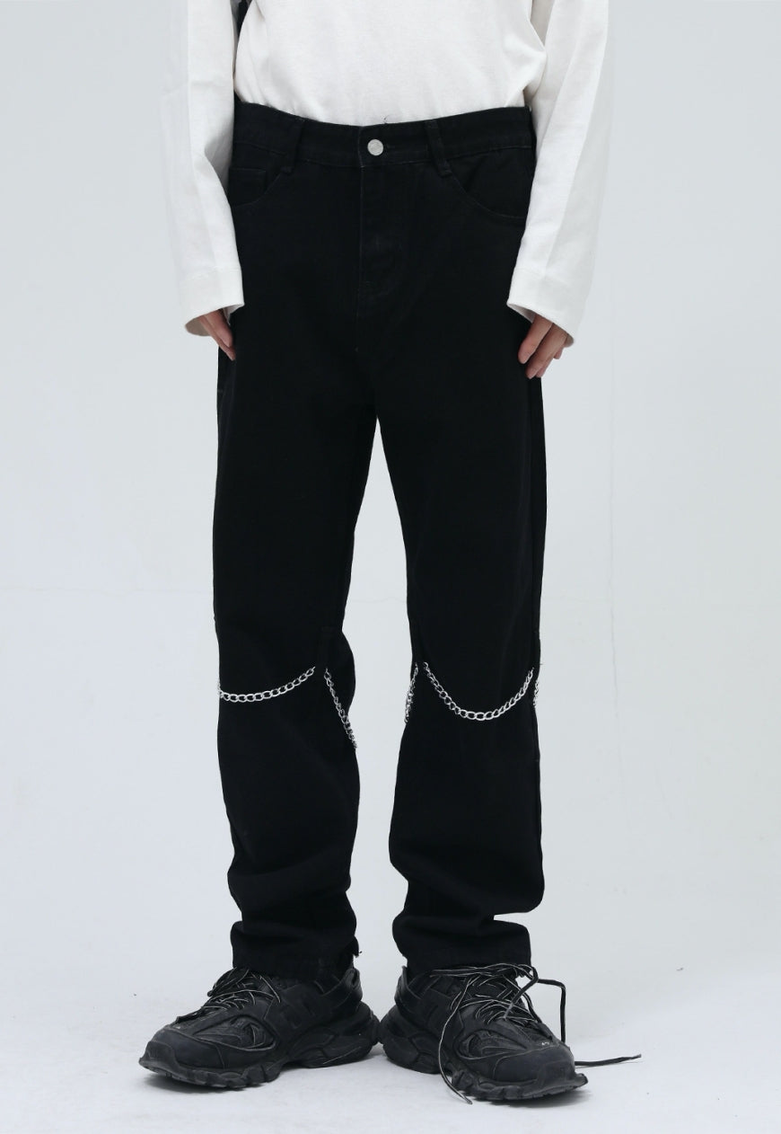 Men's Chain design jeans