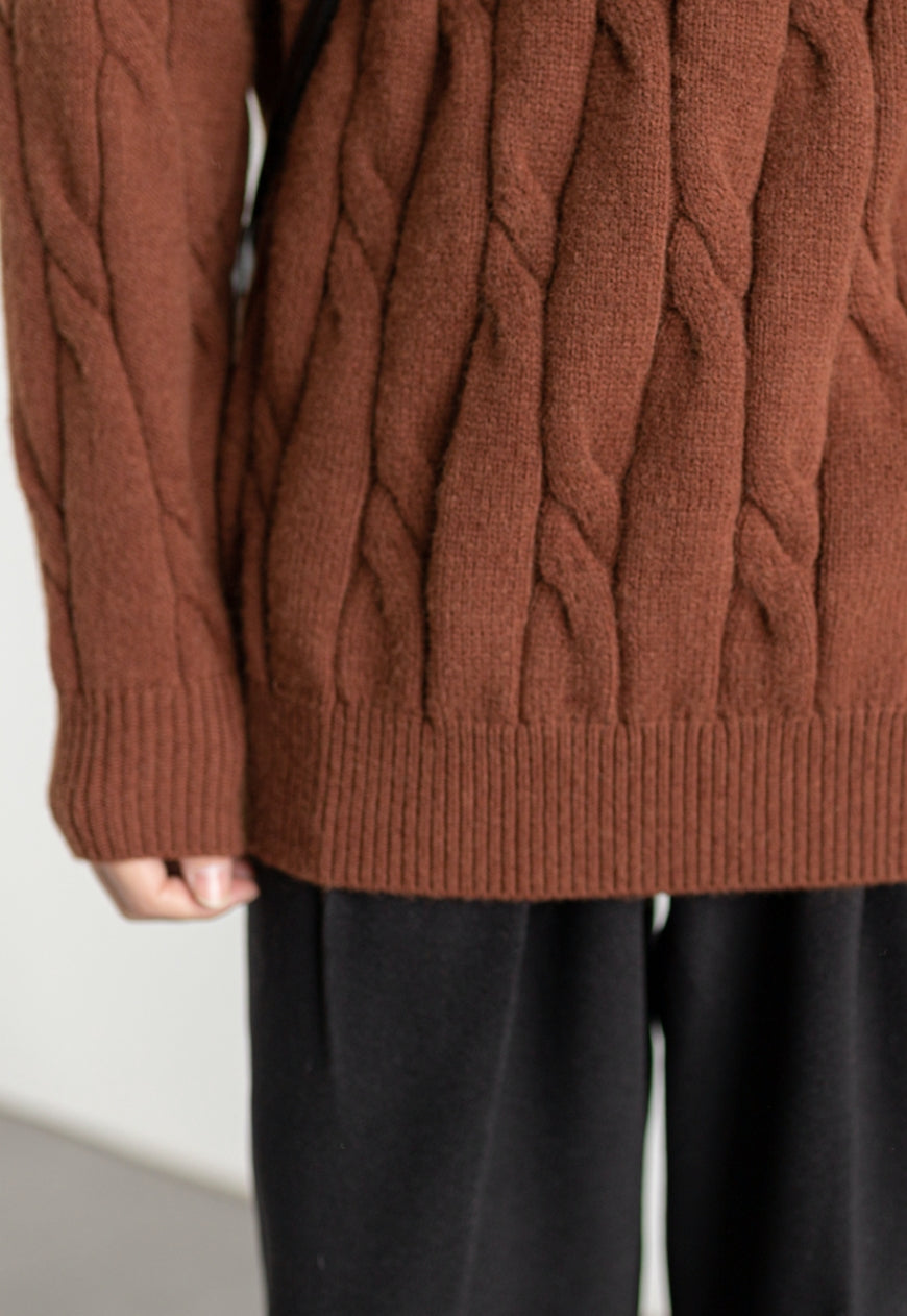 Men's Retro turtleneck sweater