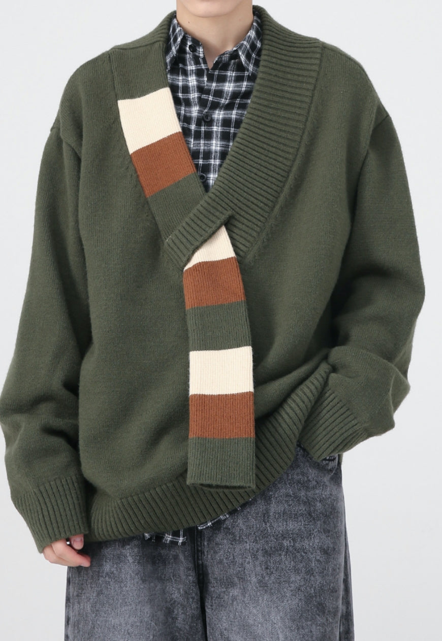 Men's Design loose knitted sweater