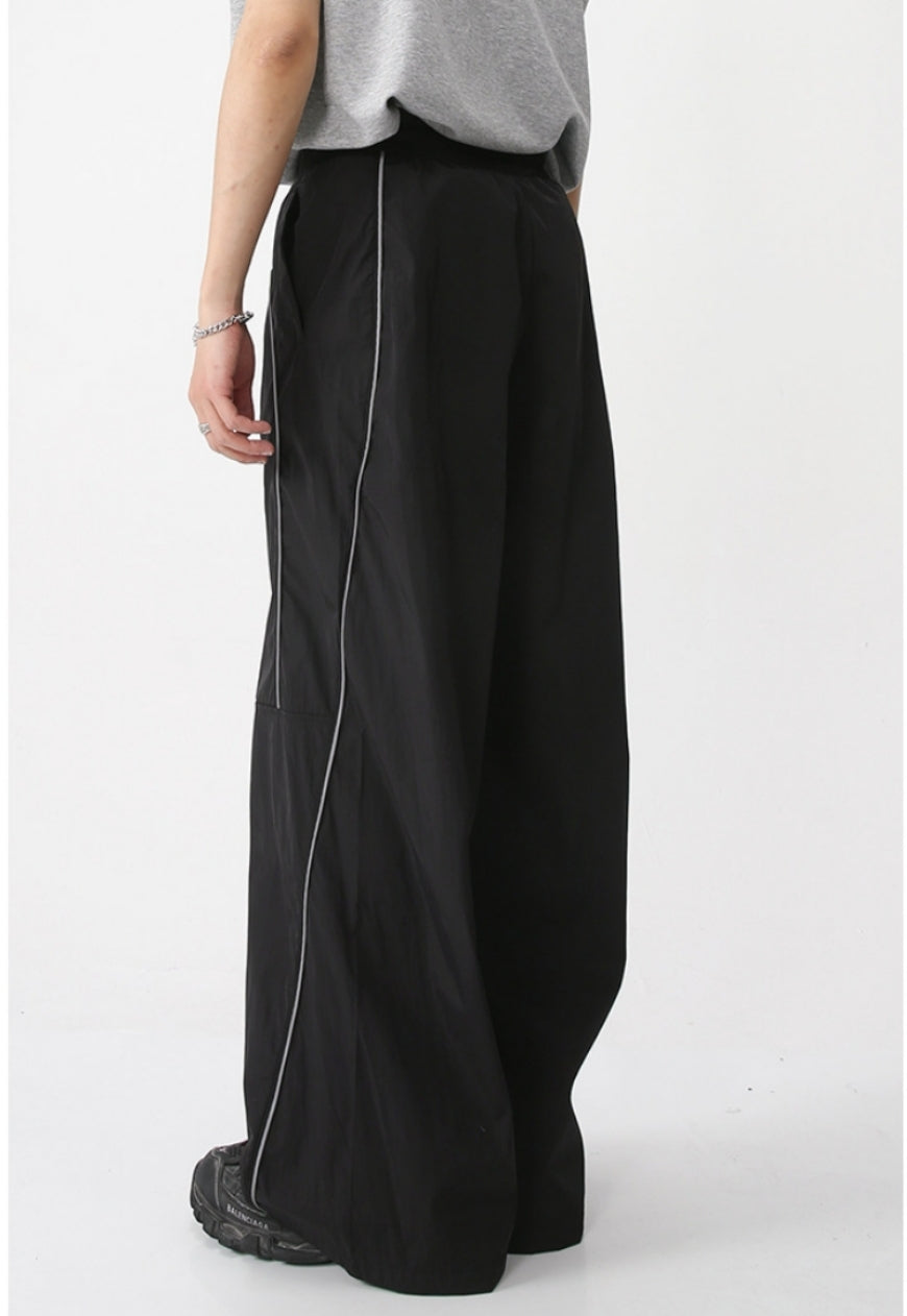 Men's draped track pants