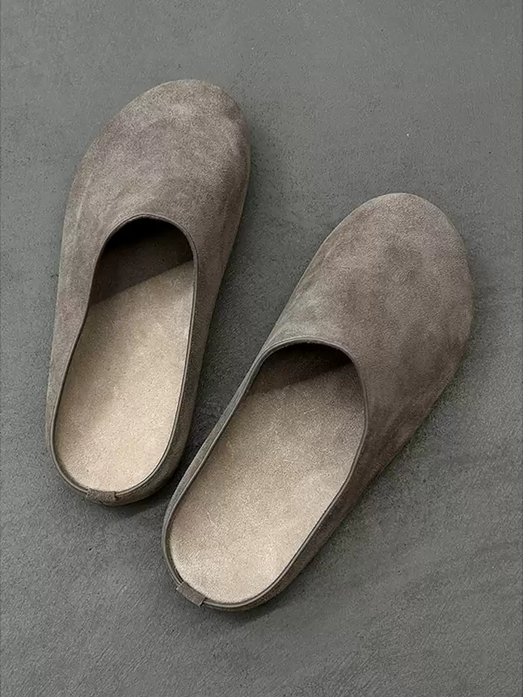Men's Heritage Buckle Mule Slides