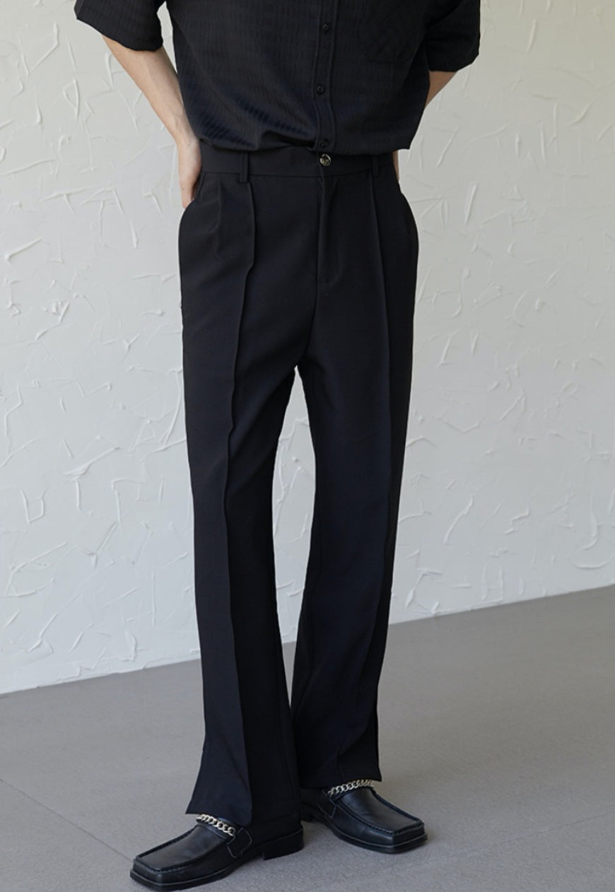 UZIP DESIGN Men's Sleek Fabric Fashion Pants