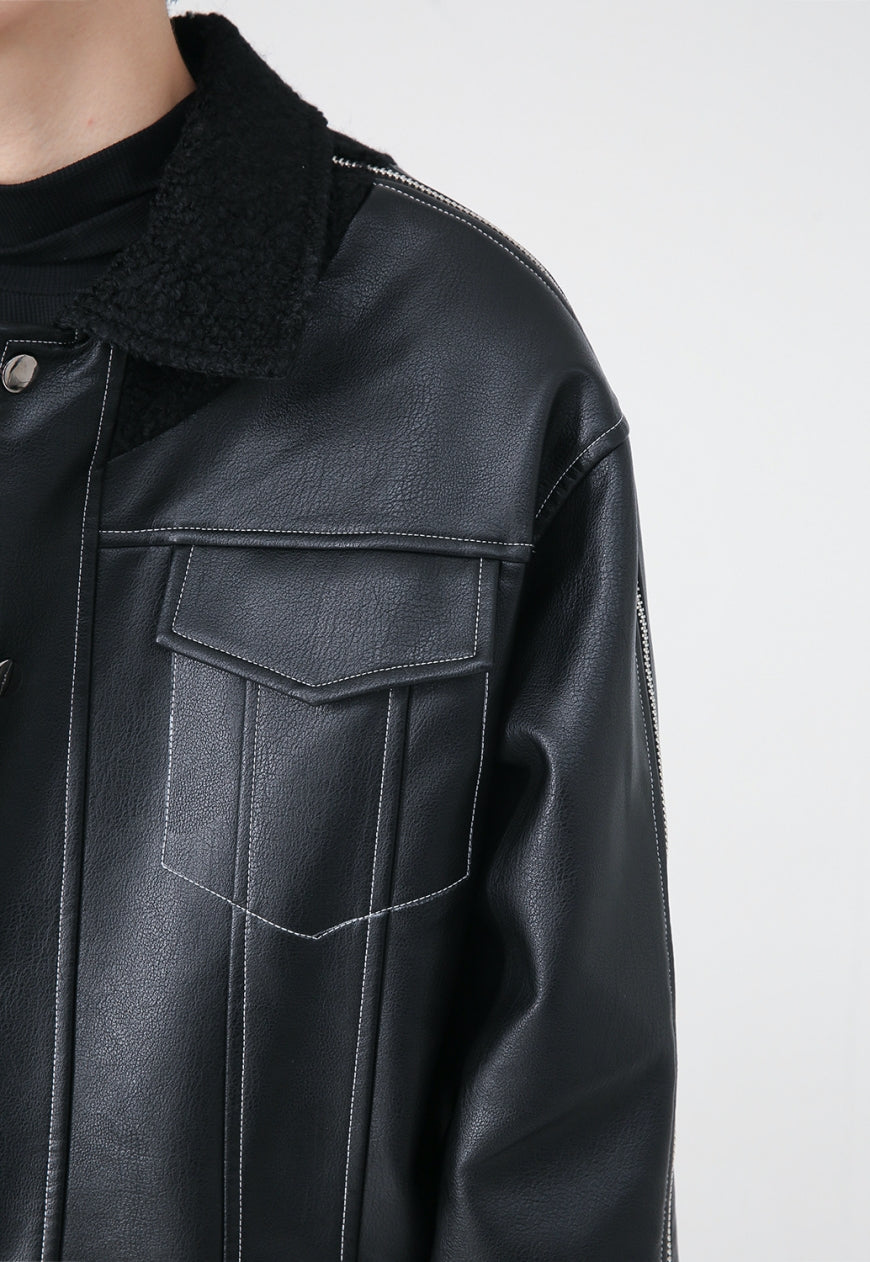 Men's zip padded jacket