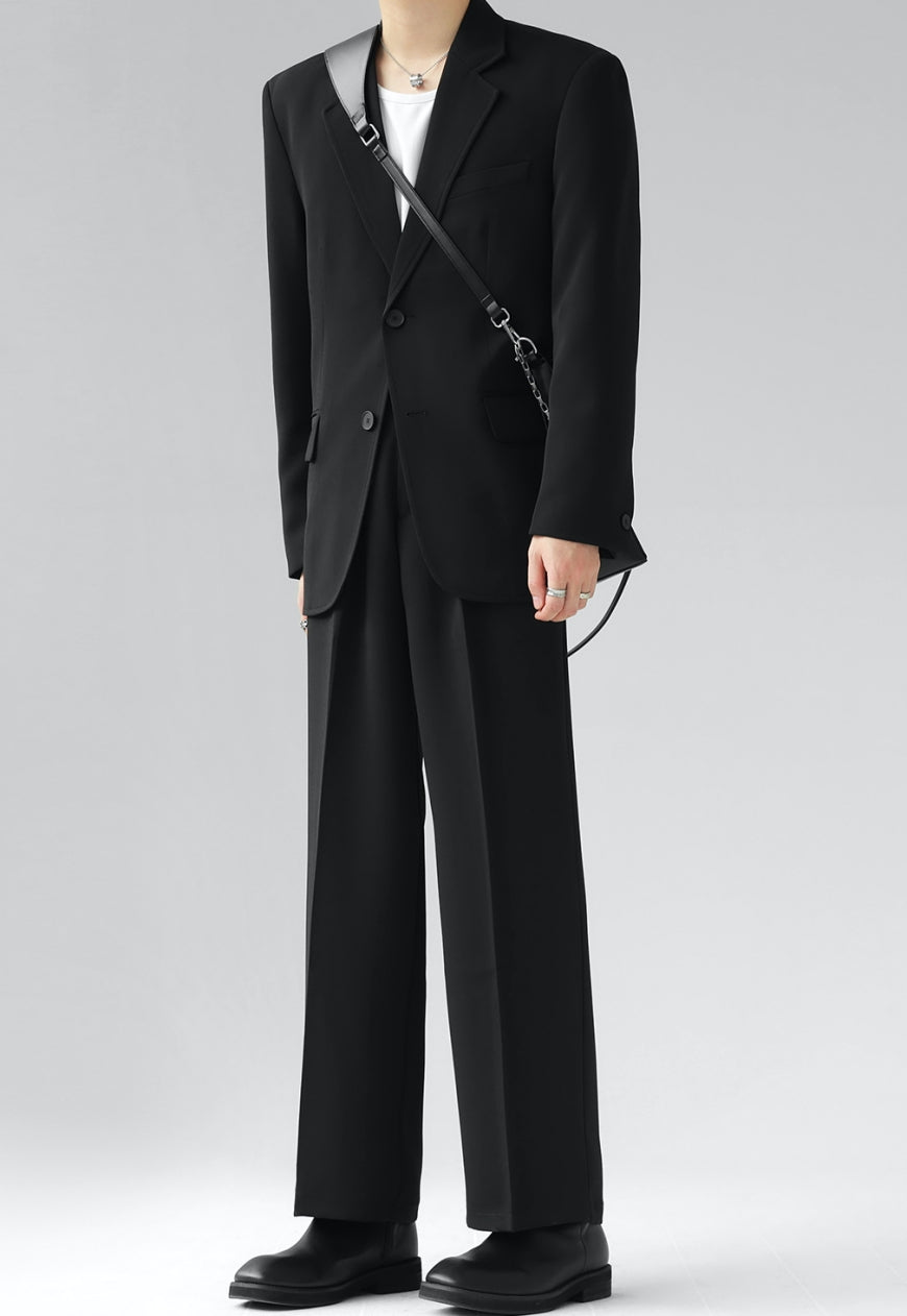 Men's Premium Solid Color Suit Set