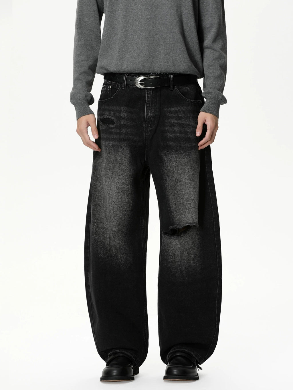 Men's Personalized washed denim jeans
