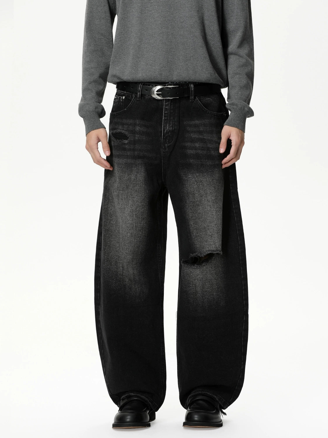 Men's Personalized washed denim jeans