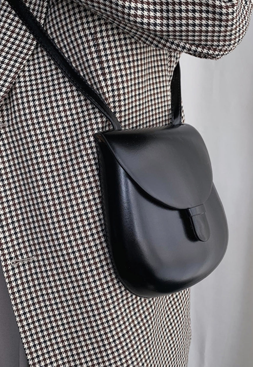 UZIP DESIGN Men's Retro leather small square bag